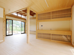 田園風景がLDKにはえます