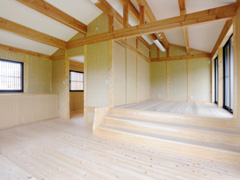 北・南・東と3方向に窓を設けのびやかな寝室です